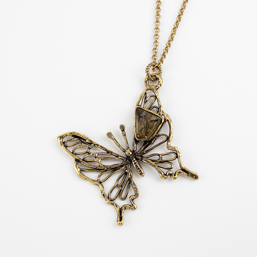 Колье Alcozer & J с цитрином