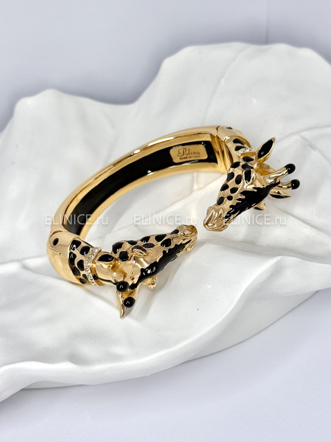 Браслет POLINA FIRENZE BR4297 Жираф золотой крупный