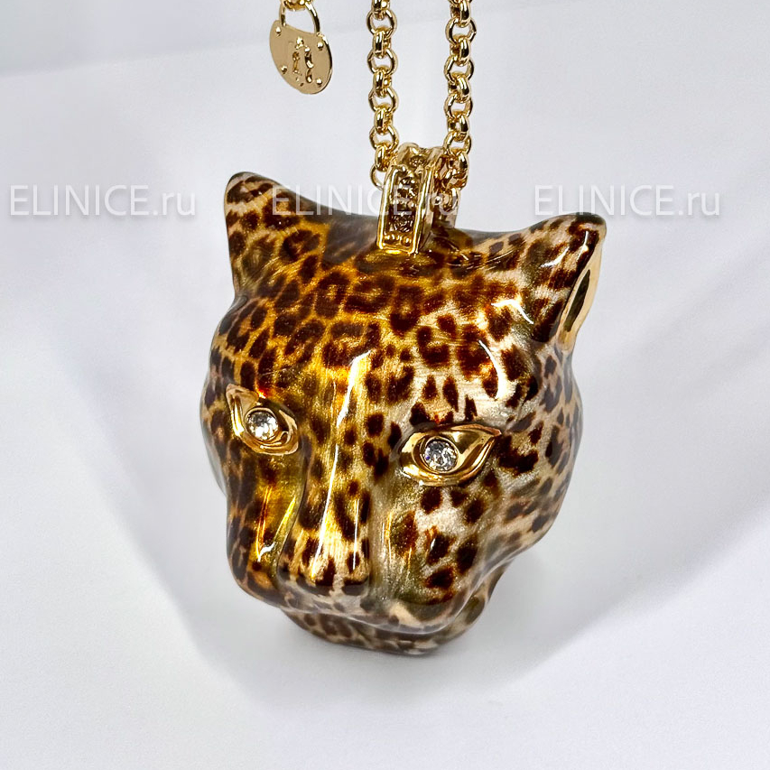 Колье POLINA FIRENZE PE4341 Ягуар большой