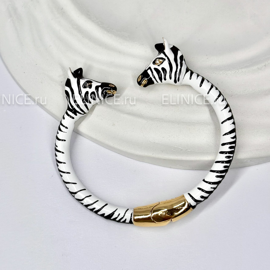 Браслет POLINA FIRENZE BR4282 Зебры средние