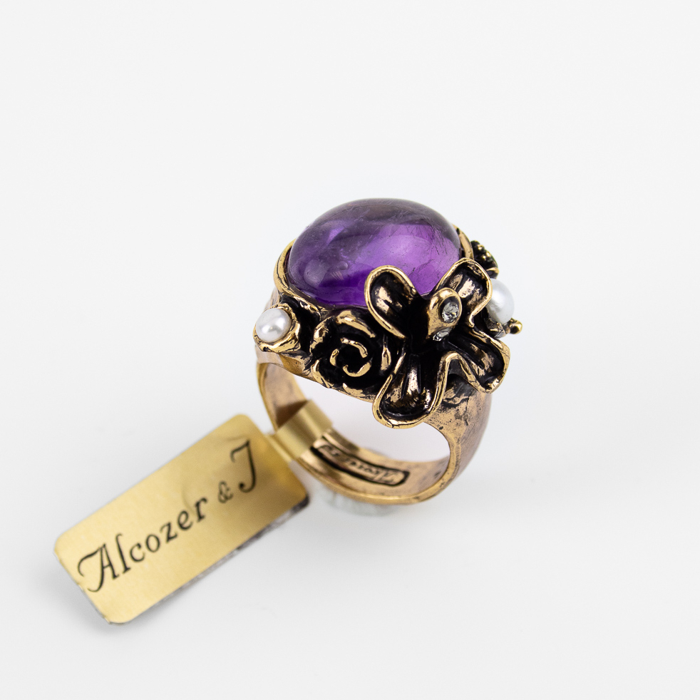 Кольцо  Alcozer & J с аметистом