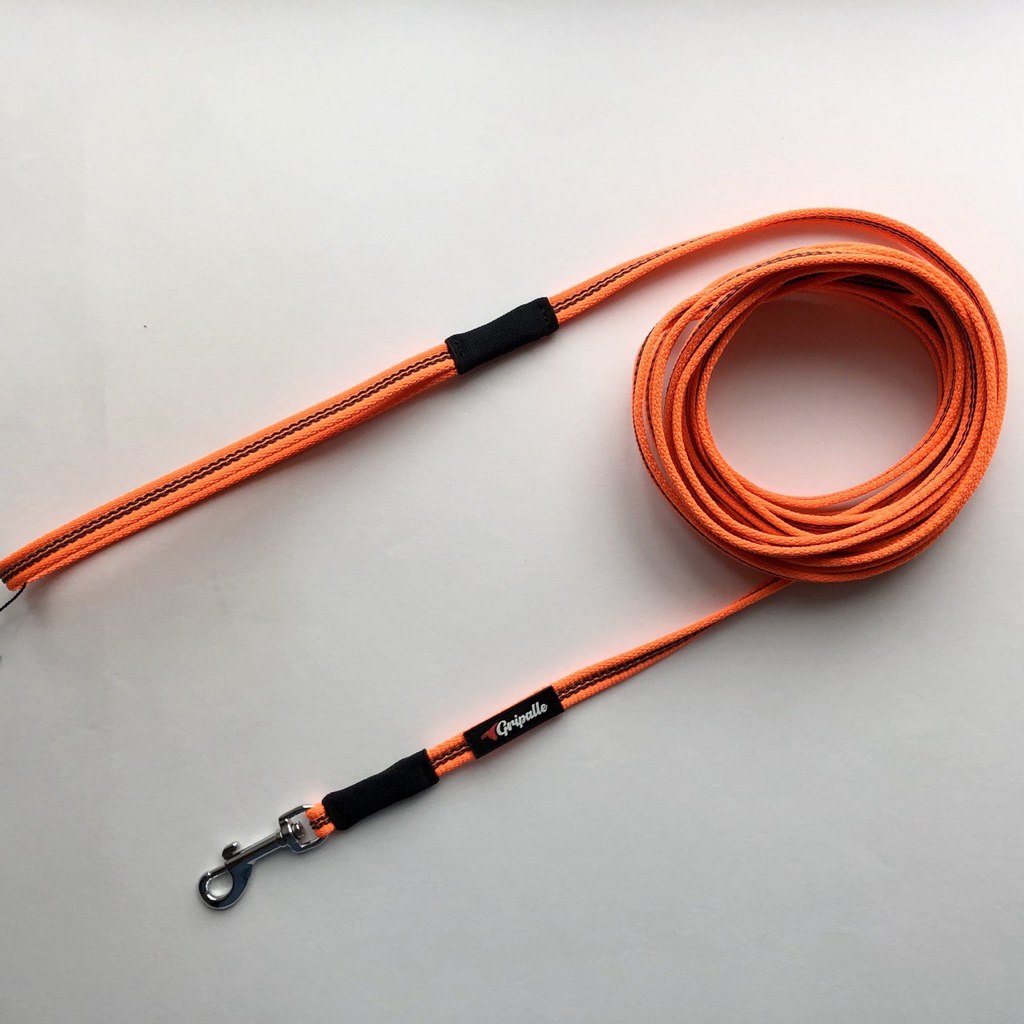 Поводок Gripalle оранжевый 5 метров (14мм)