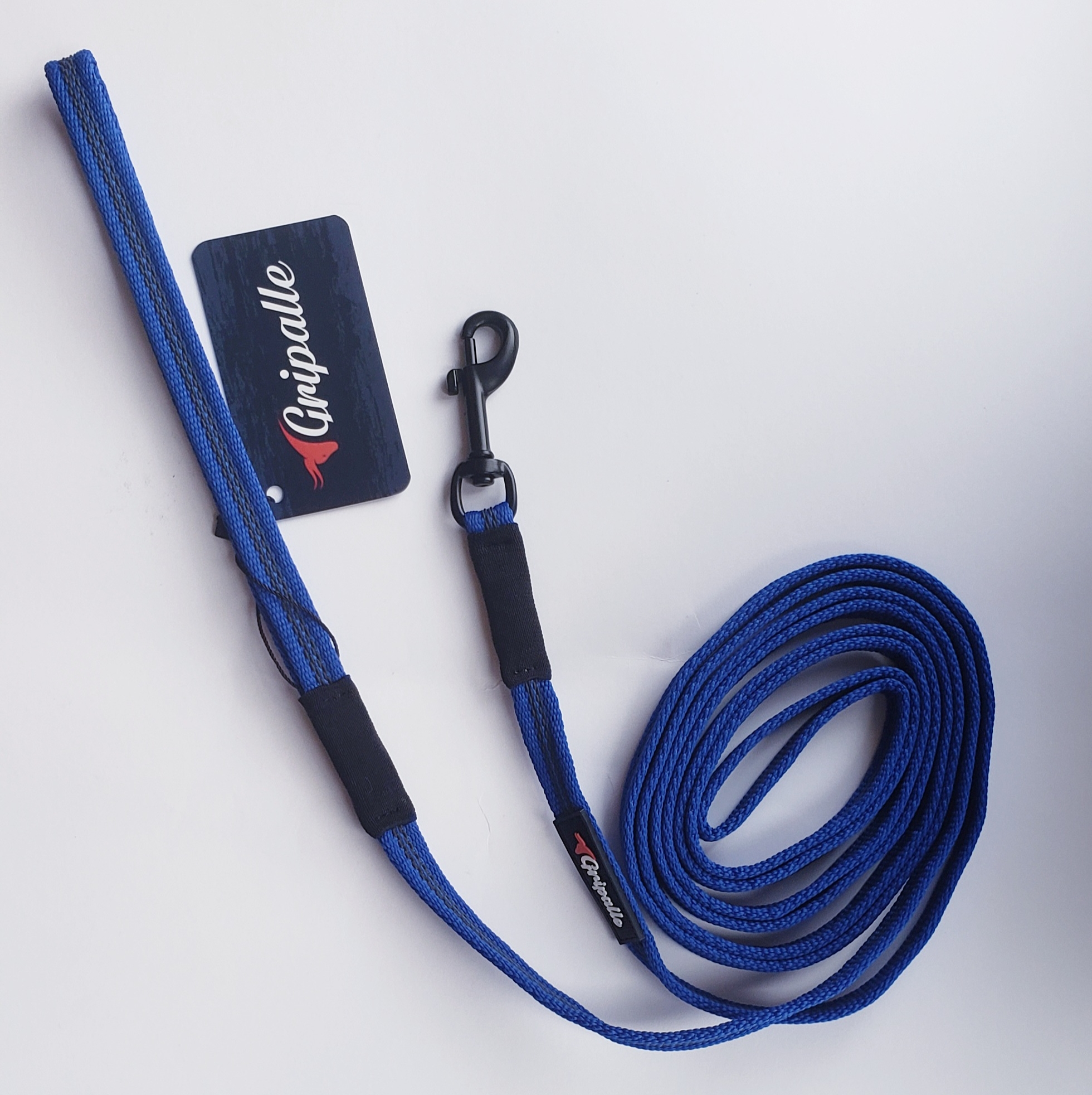Поводок Gripalle синий  14мм 3 метра