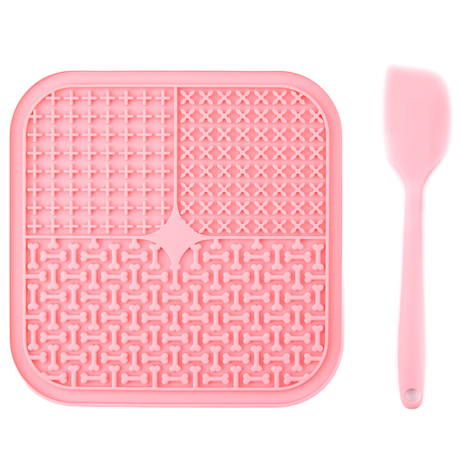 Лизательный коврик Mr.Kranch розовый