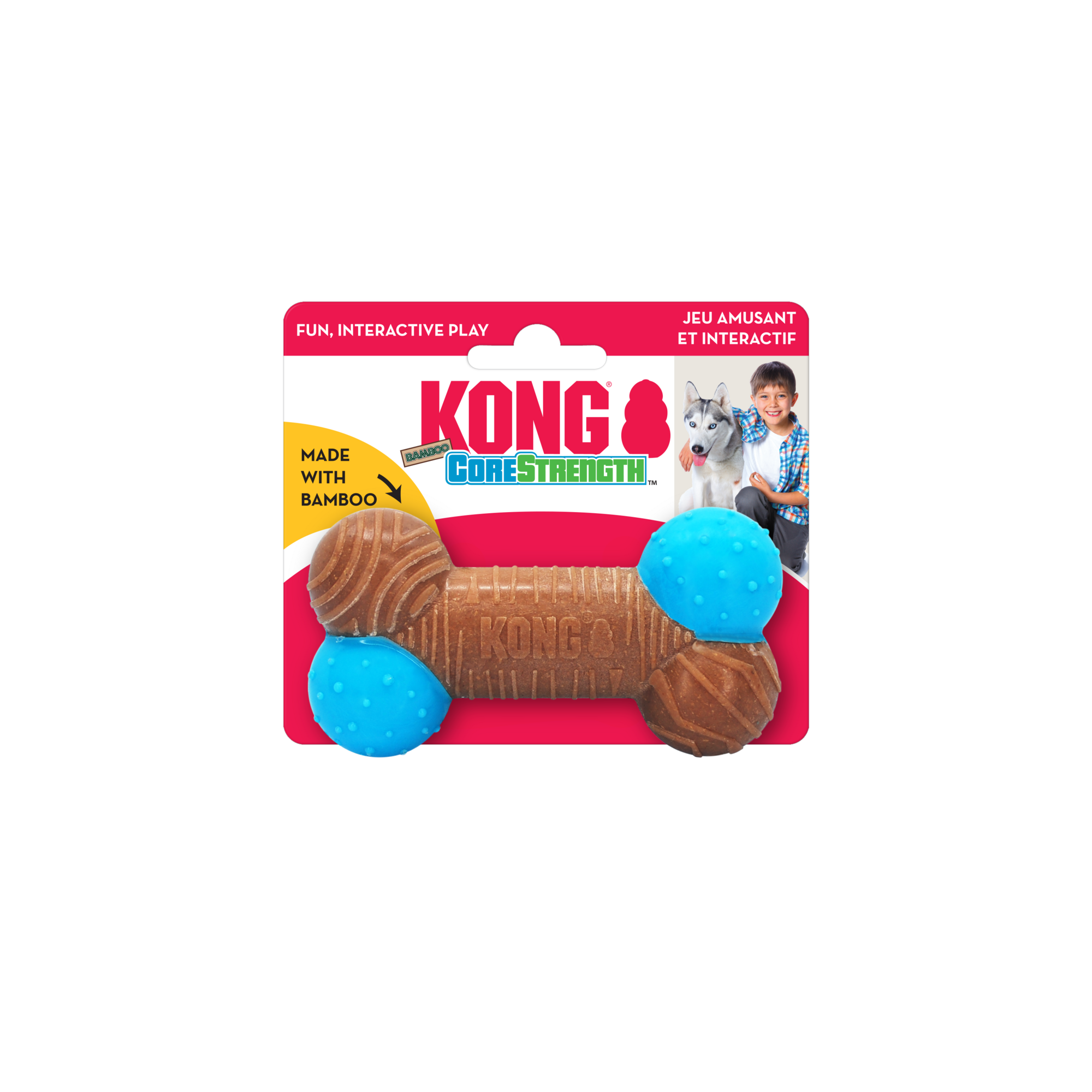 Игрушка косточка  Toy Dog KONG CoreStrength™ Bamboo Bone