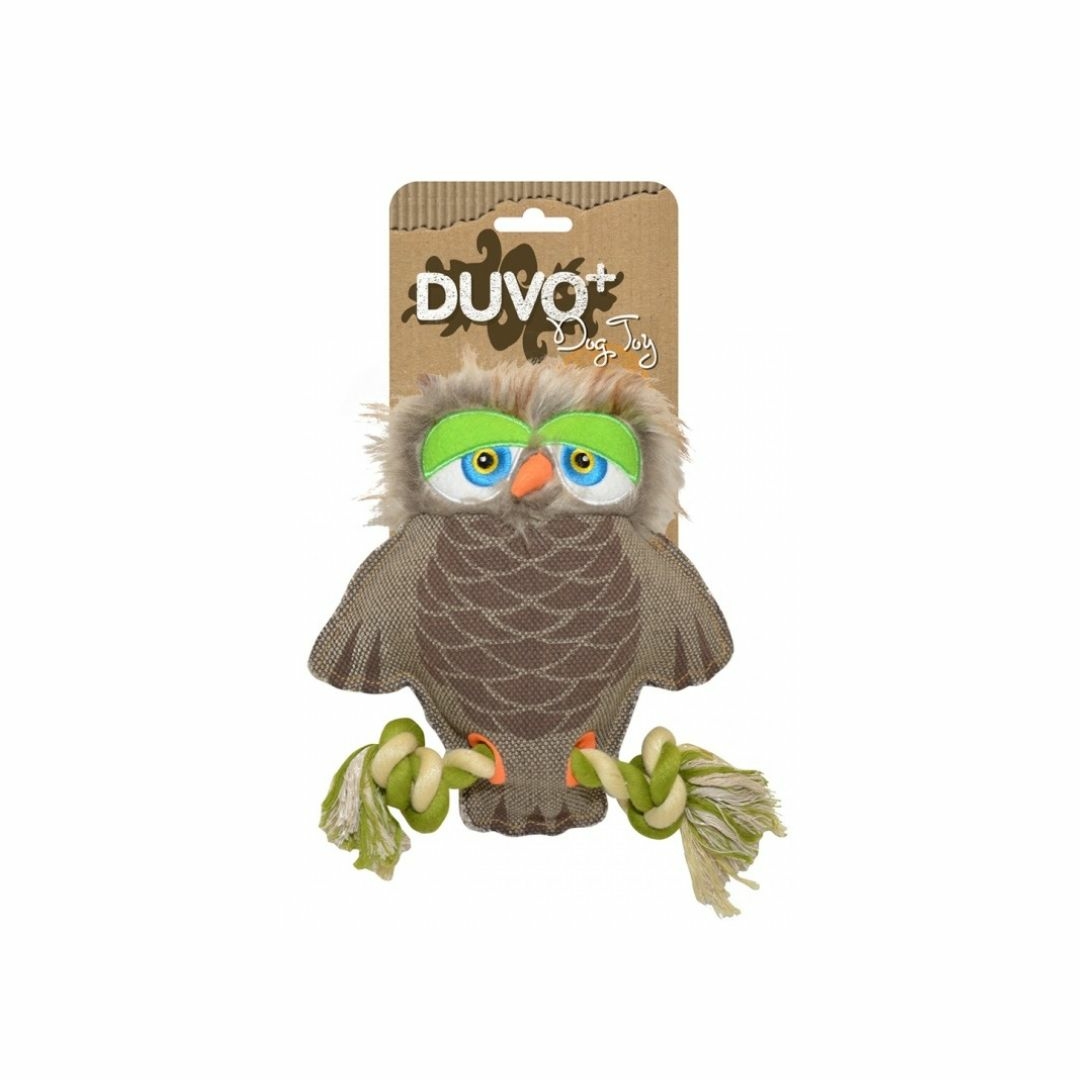 DUVO+ Игрушка для собак брезентовая "Мудрая Сова"