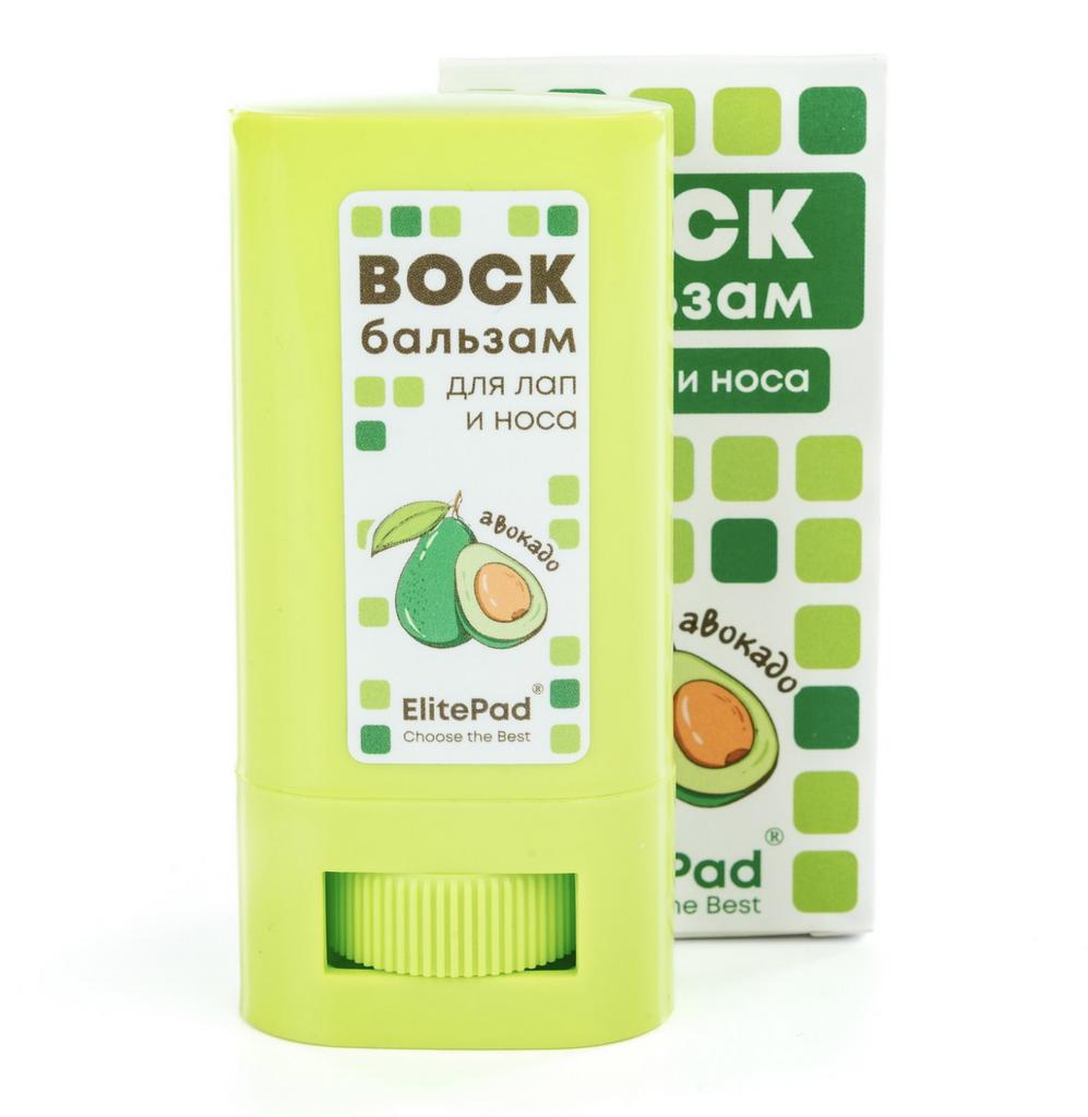 ELITEPAD Воск для лап и носа защитный, с ароматом авокадо, стик, 15гр