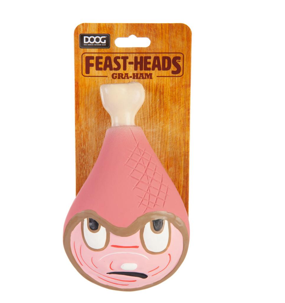 DOOG Игрушка для собак "Аппетитная ветчина", латекс, 17х11х5см (Австралия)!