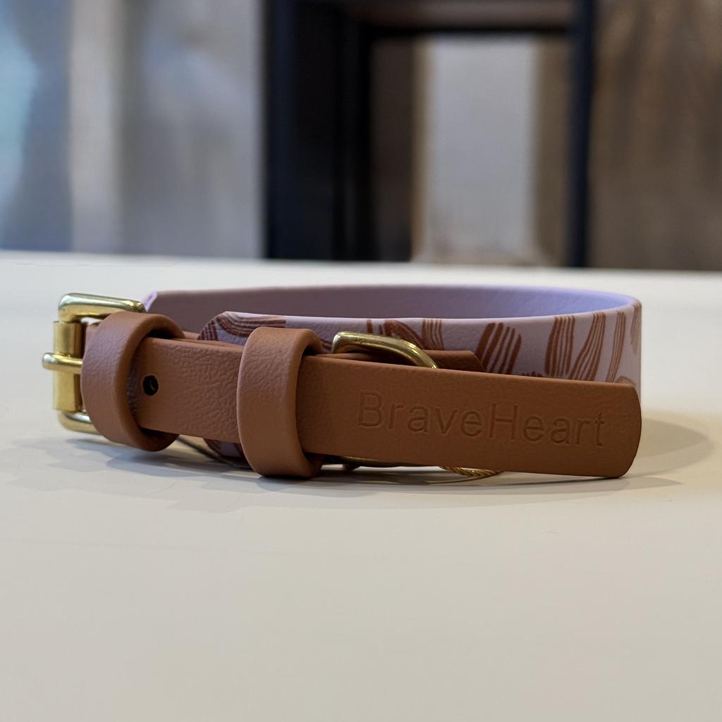 Ошейник "селёдка" из биотана "вереск"