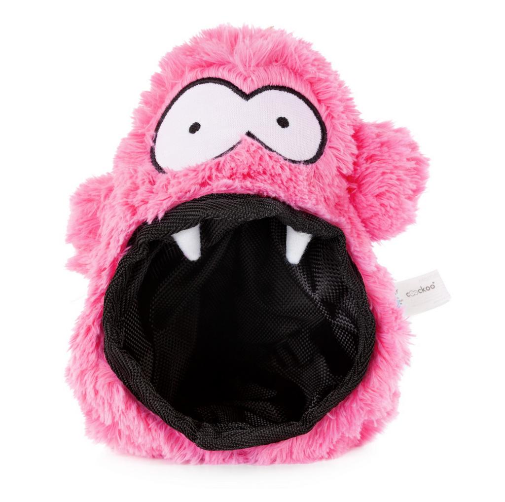 EBI Coockoo Игрушка для собак мягкая "Голодное чудище", розовая, 18см (Нидерланды)