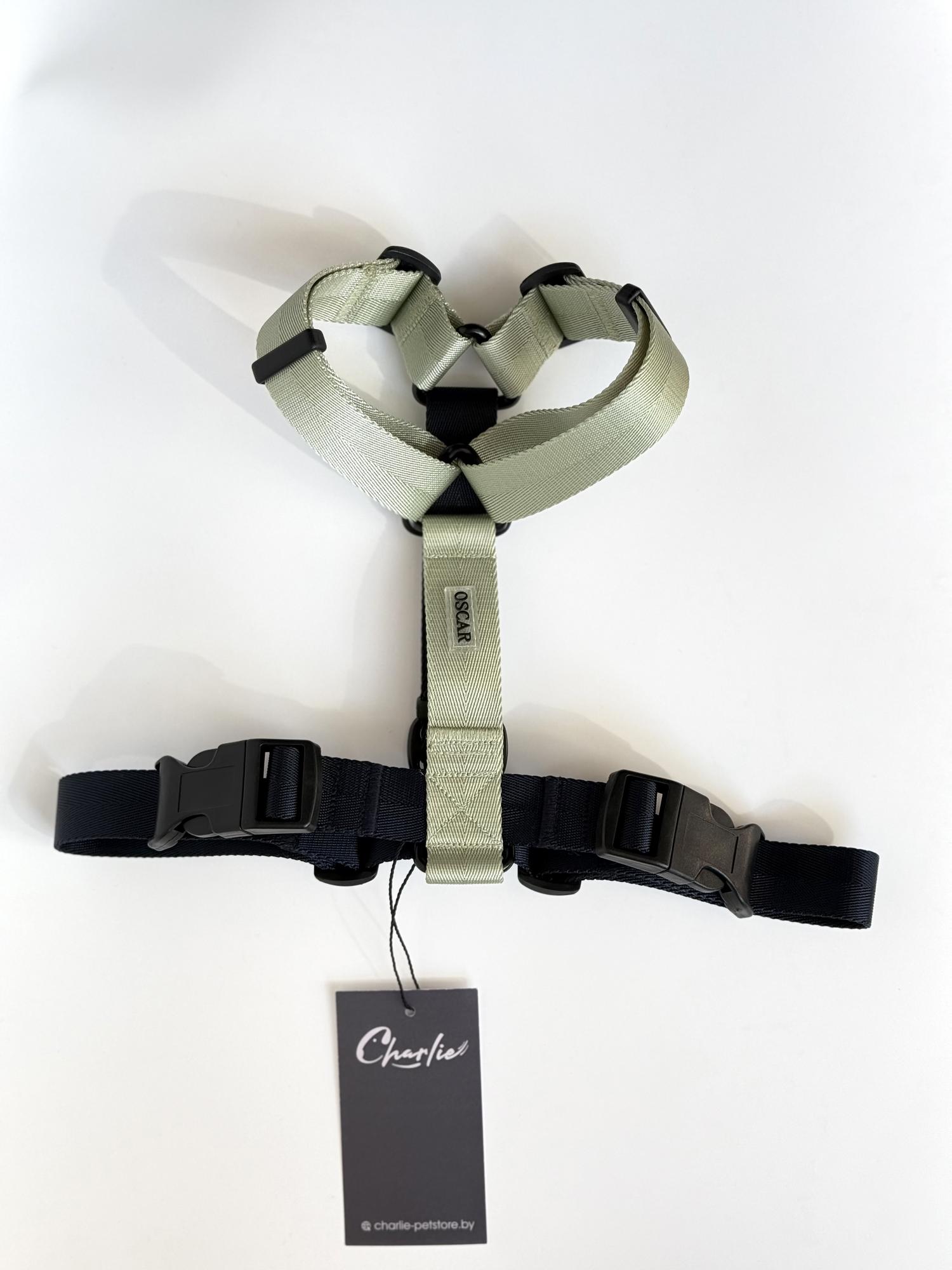 Шлейка Мята/Тёмное море Oscar