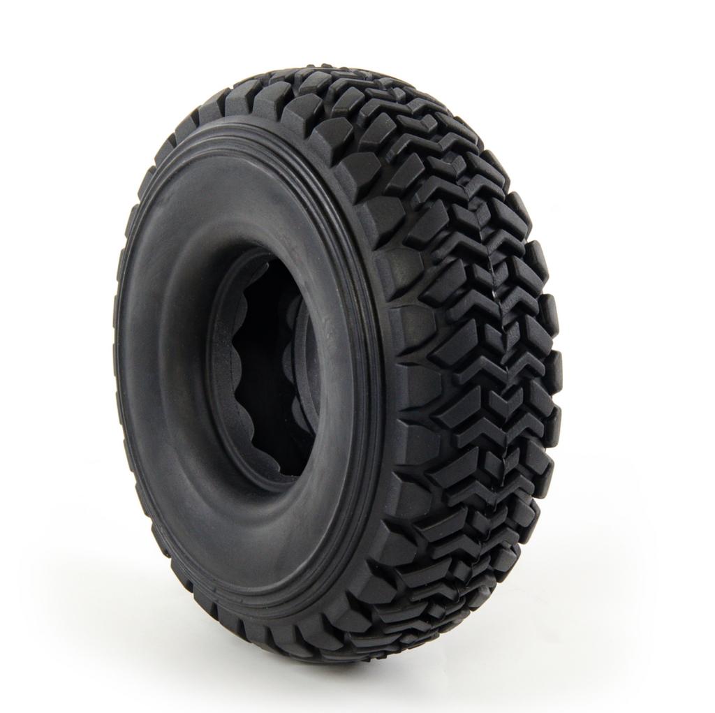 SkyRus Игрушка для собак резиновая "Колесо", чёрная, 11.5х11.5х4.4см