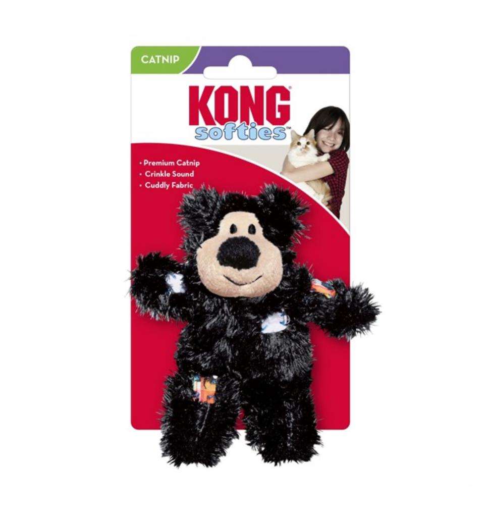 KONG Softies Patchwork Bear (для котов)