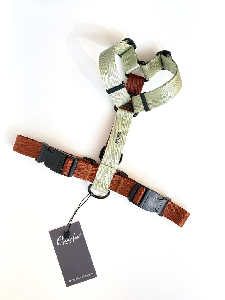 Шлейка Мята/Медь Oscar