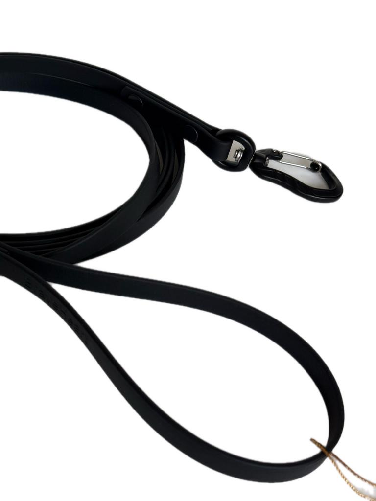 Биотановый поводок чёрный 3 метра