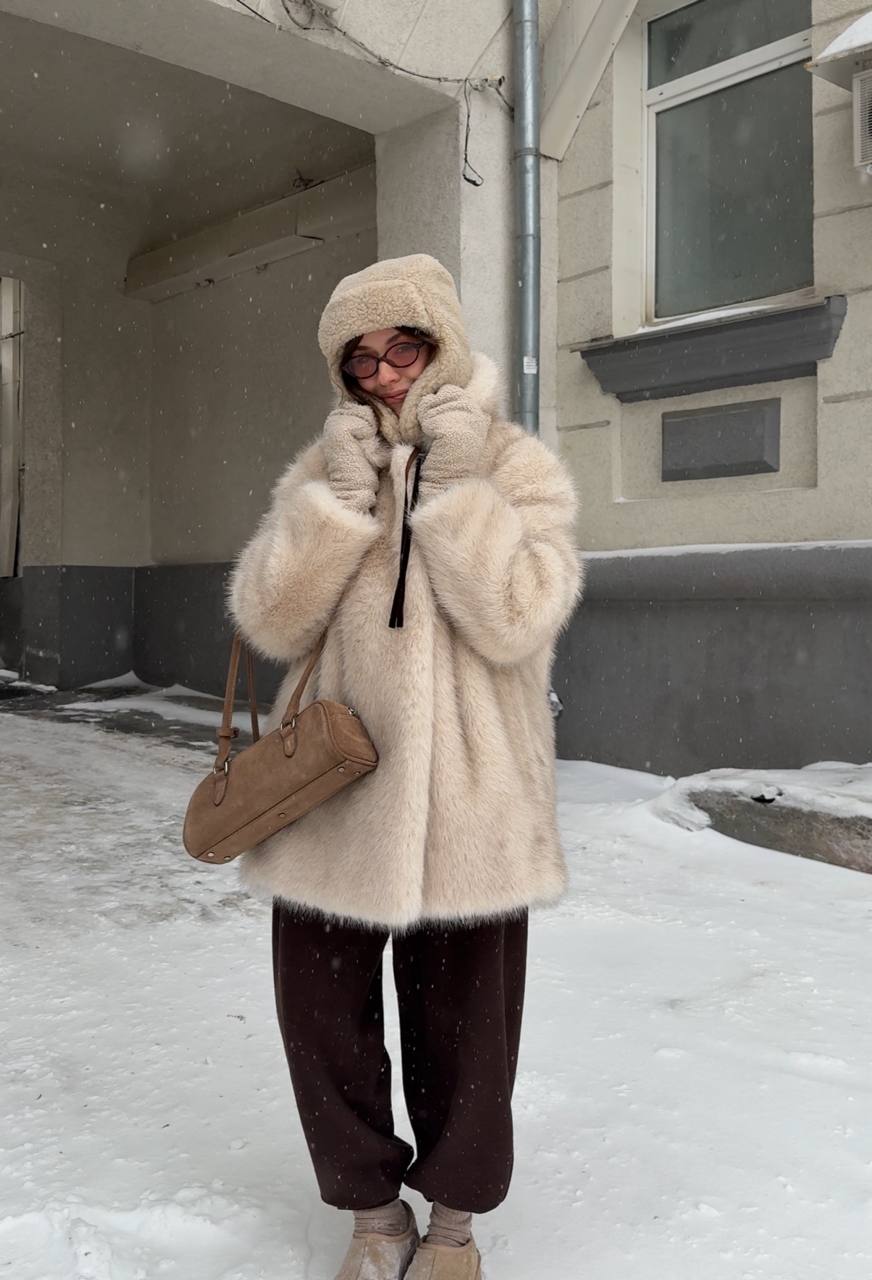 Ушанки из овечьей шерсти