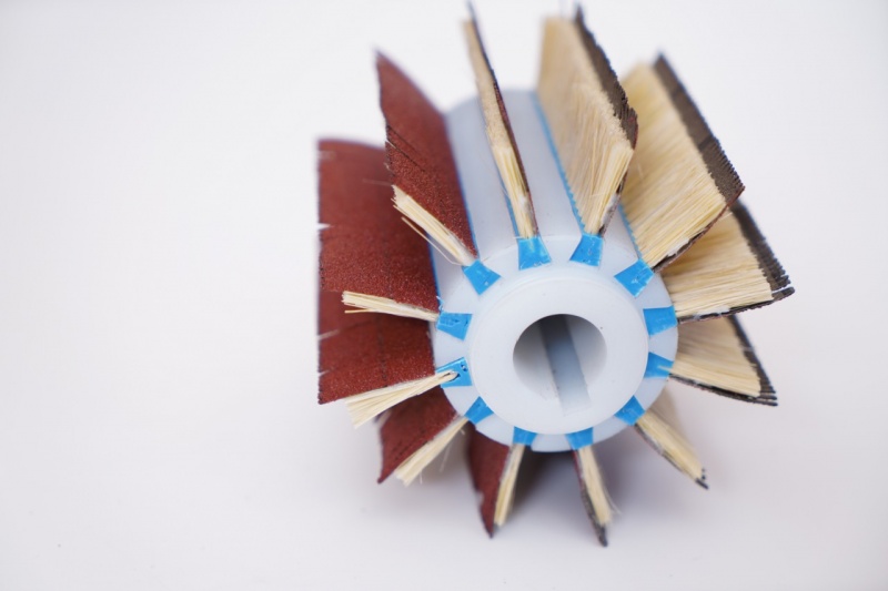 Втулка Д50*100*19мм для 12 сегментов - Для брашировальных ЩШМ с валом 19 мм + 1-4 шпонки