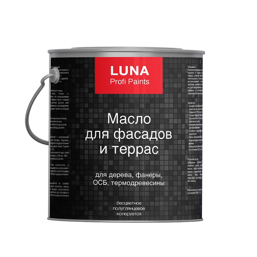 Масло для фасадов и террас LUNA Profi арт. 394