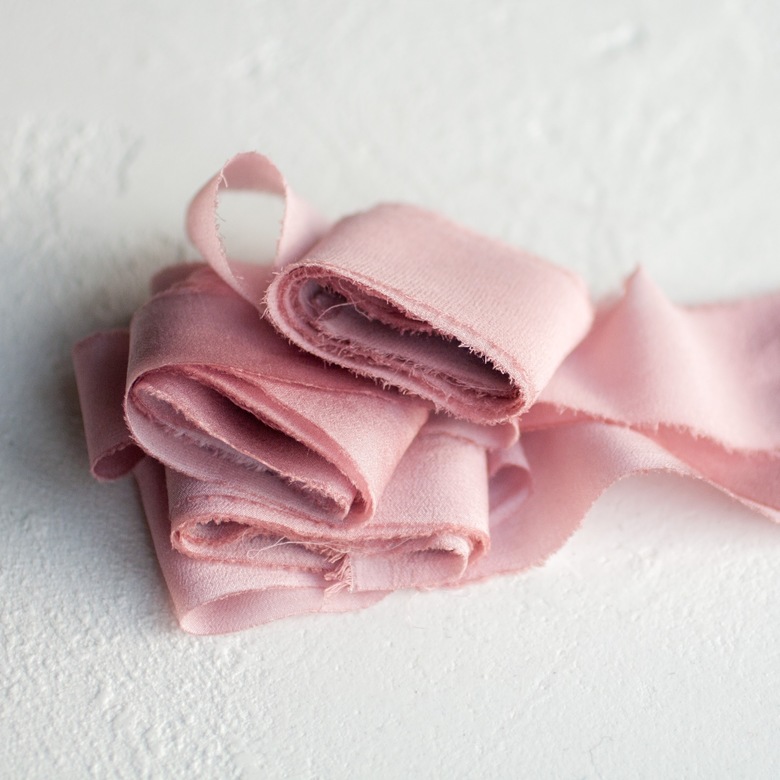 Лента "английский розовый"