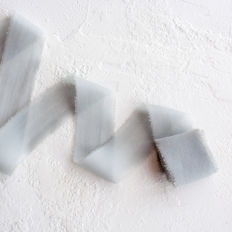 Лента из шифона "графит"