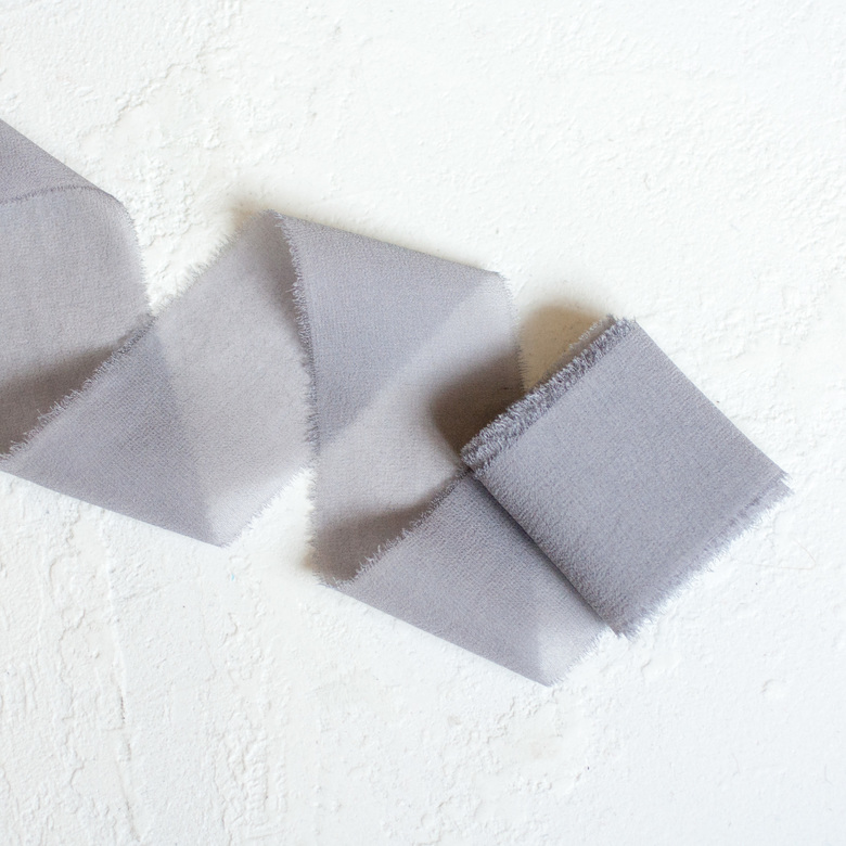 Лента из шифона "пурпурная дымка"