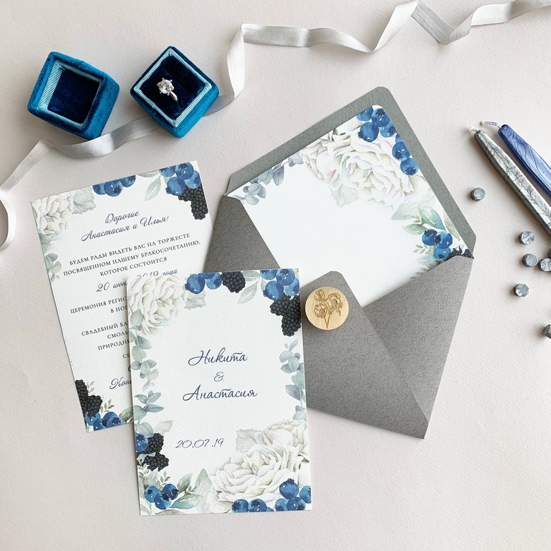 Свадебные приглашения купить Спб