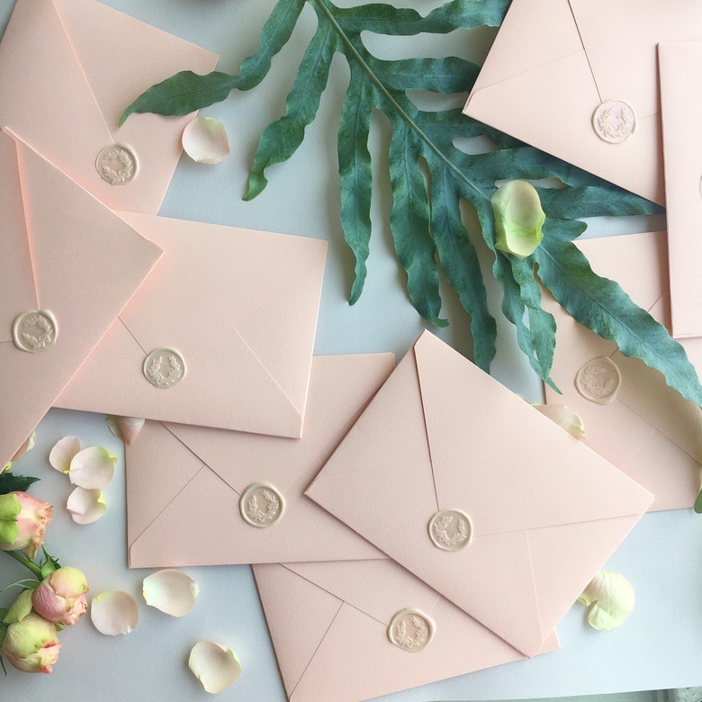 Конверт "персиковый"