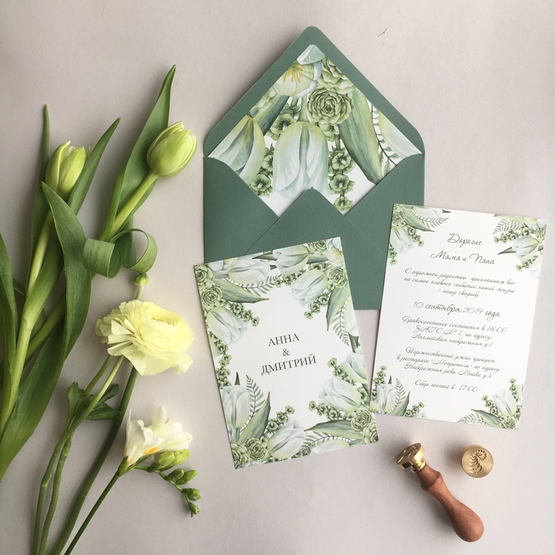 Свадебные приглашения купить Спб