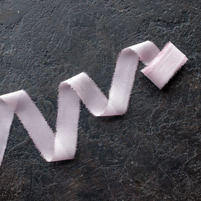 Лента из шифона "Пыльная роза"