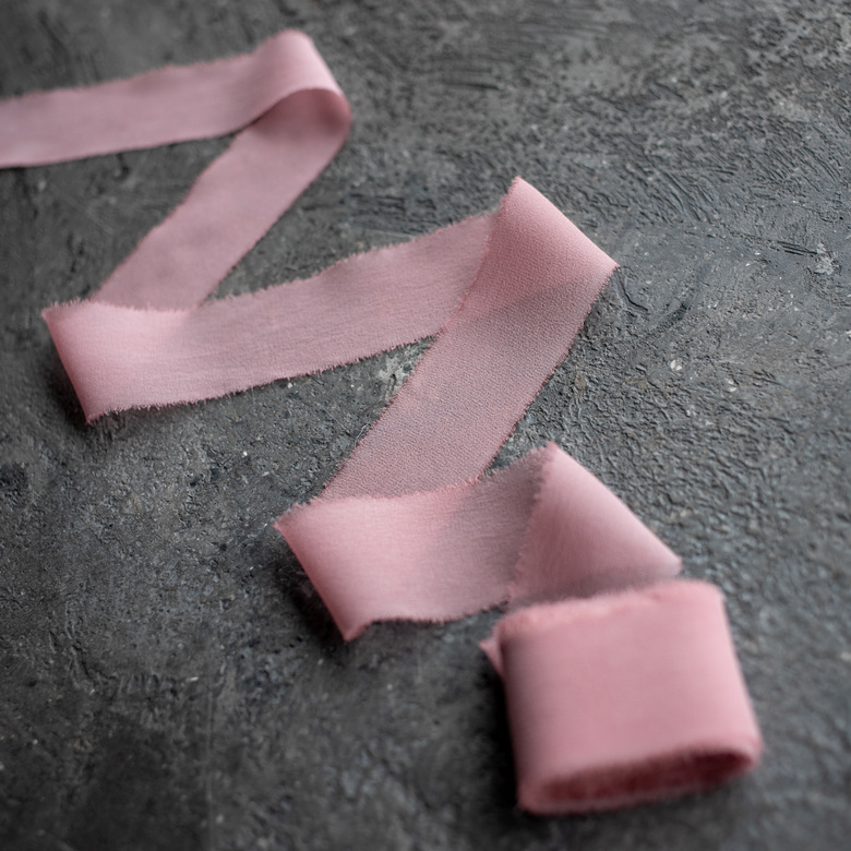 Лента из шифона "Ягодный"