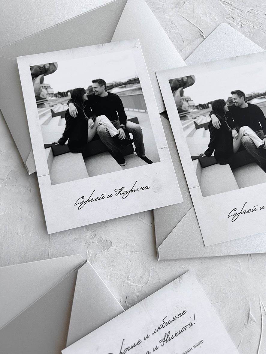 Пригласительные на свадьбу с фото