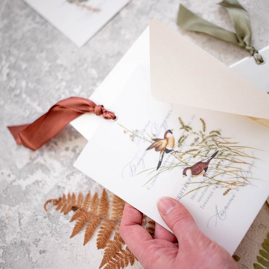 Пригласительные на свадьбу под заказ