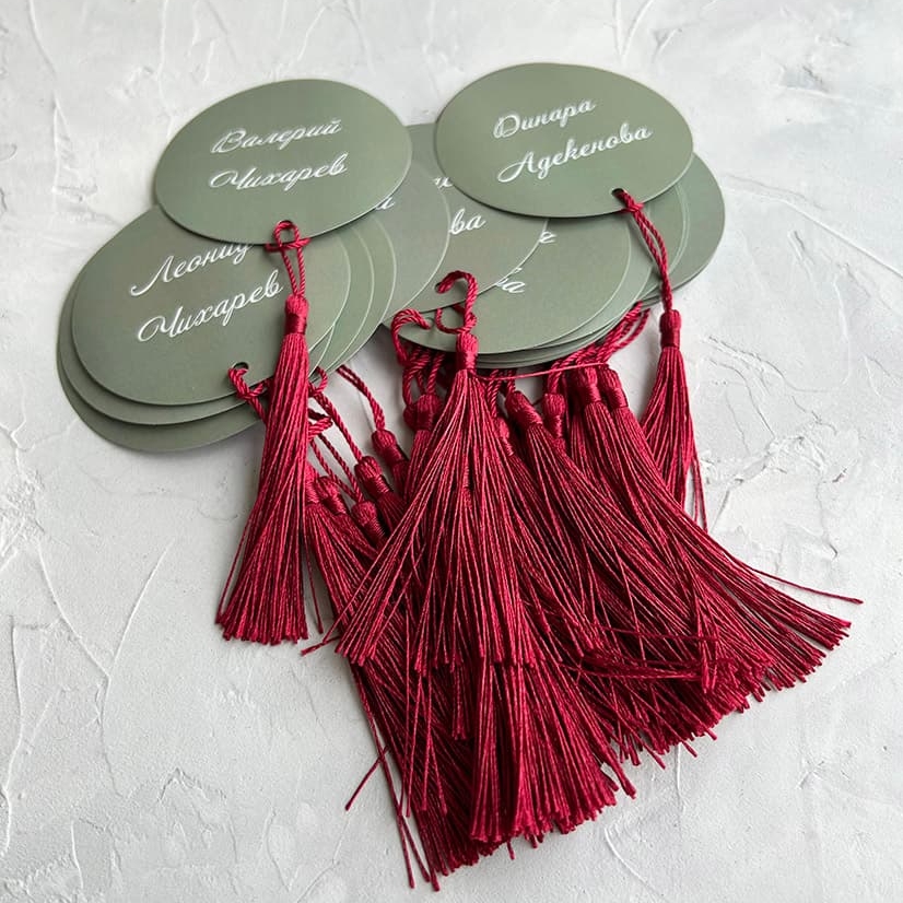 Нестандартные карточки мест для свадьбы