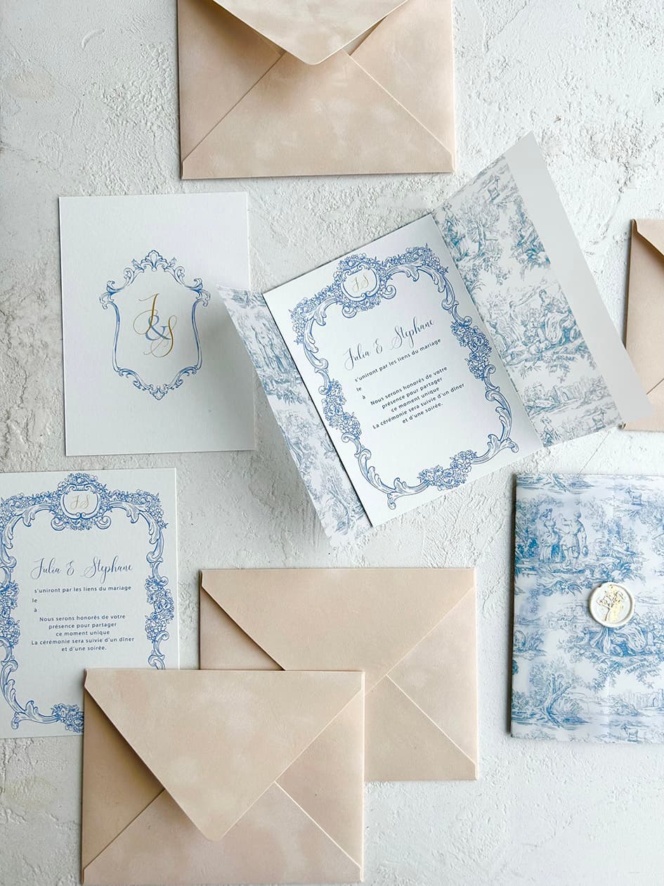 Пригласительные в классическом стиле