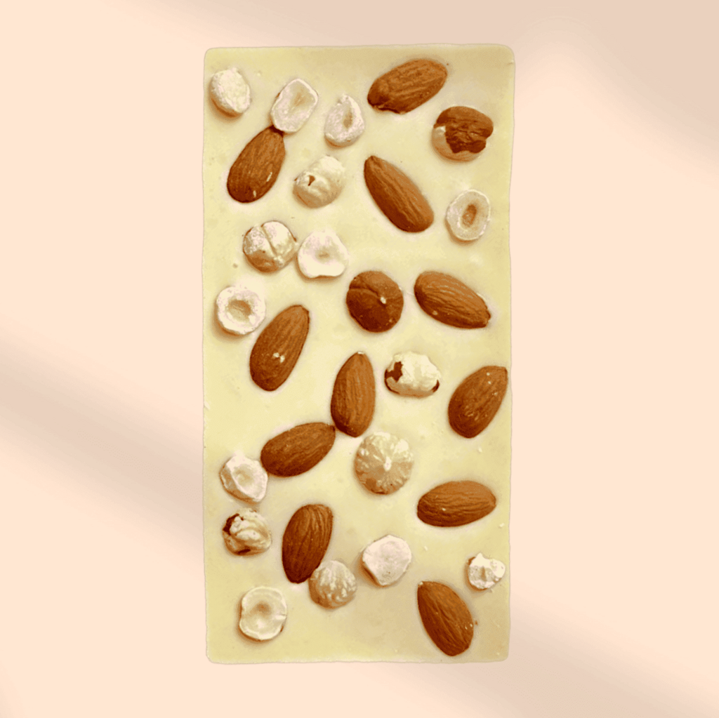 Белый шоколад 30% "ALMOND & HAZELNUT"