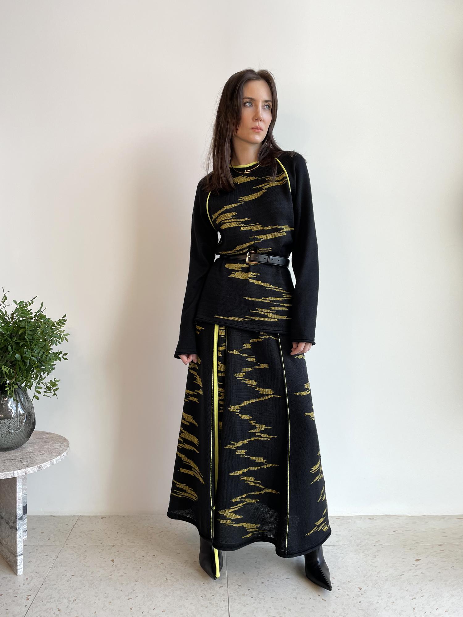 Лонгслив с узором