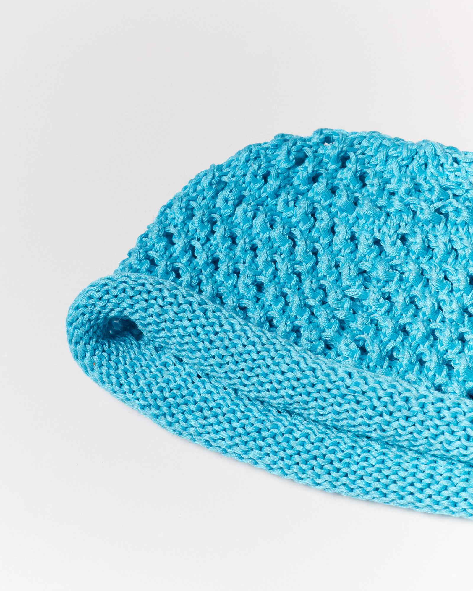 Шапка "сетка", цвет голубой