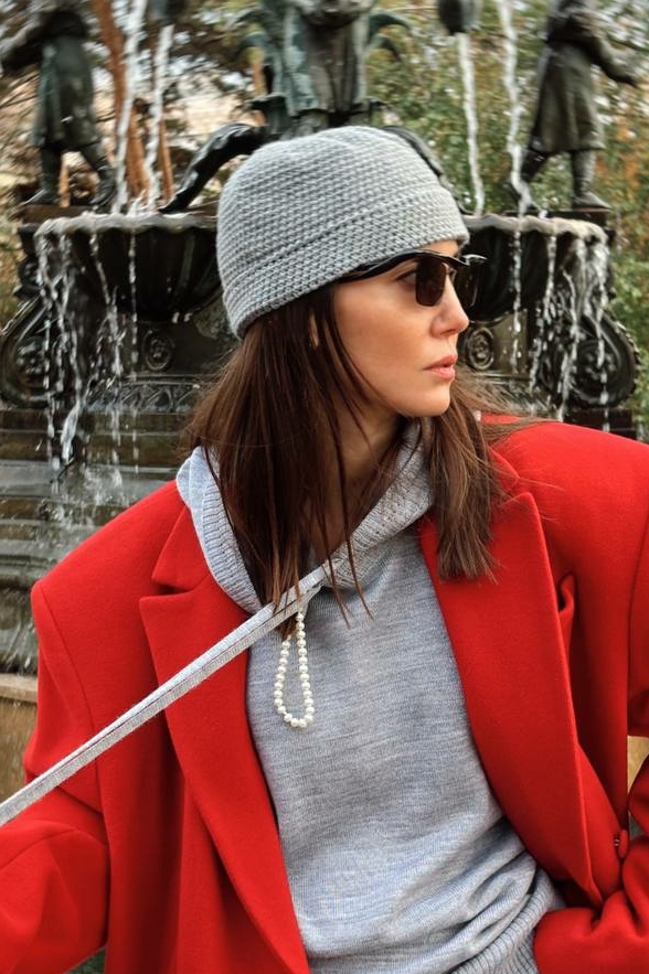 "Шапочка Мастера", цвет серый