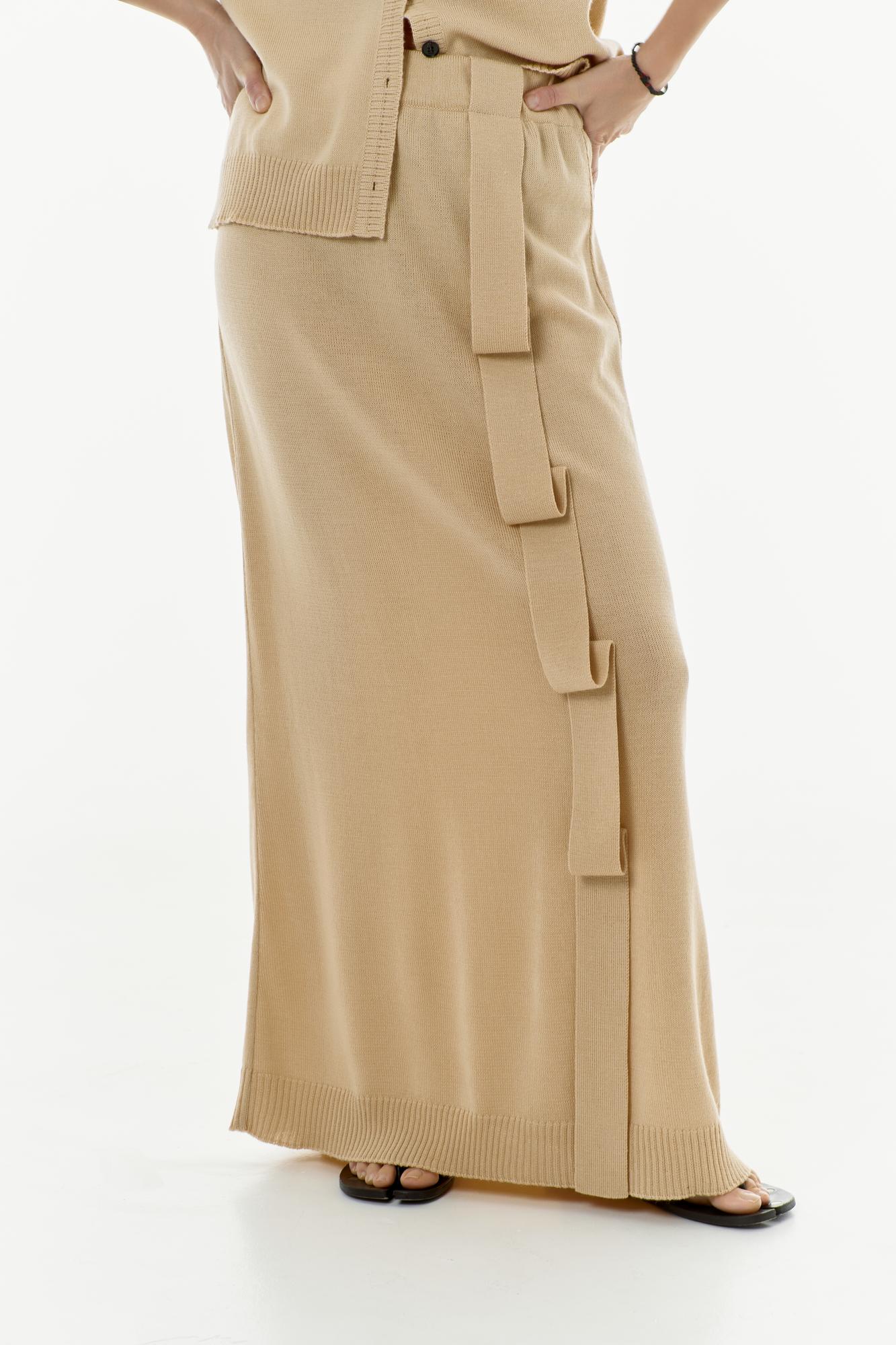 Юбка с лентами "макси"