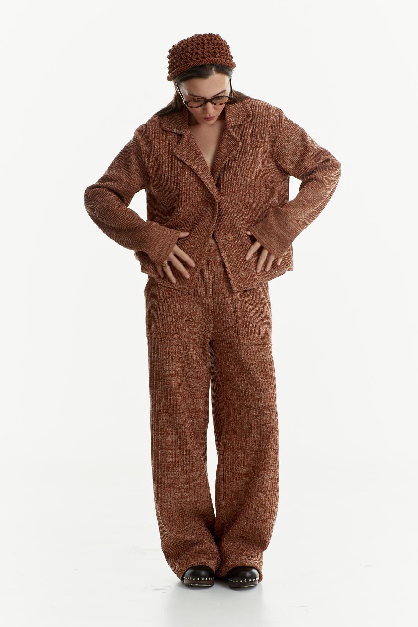 Брюки меланж