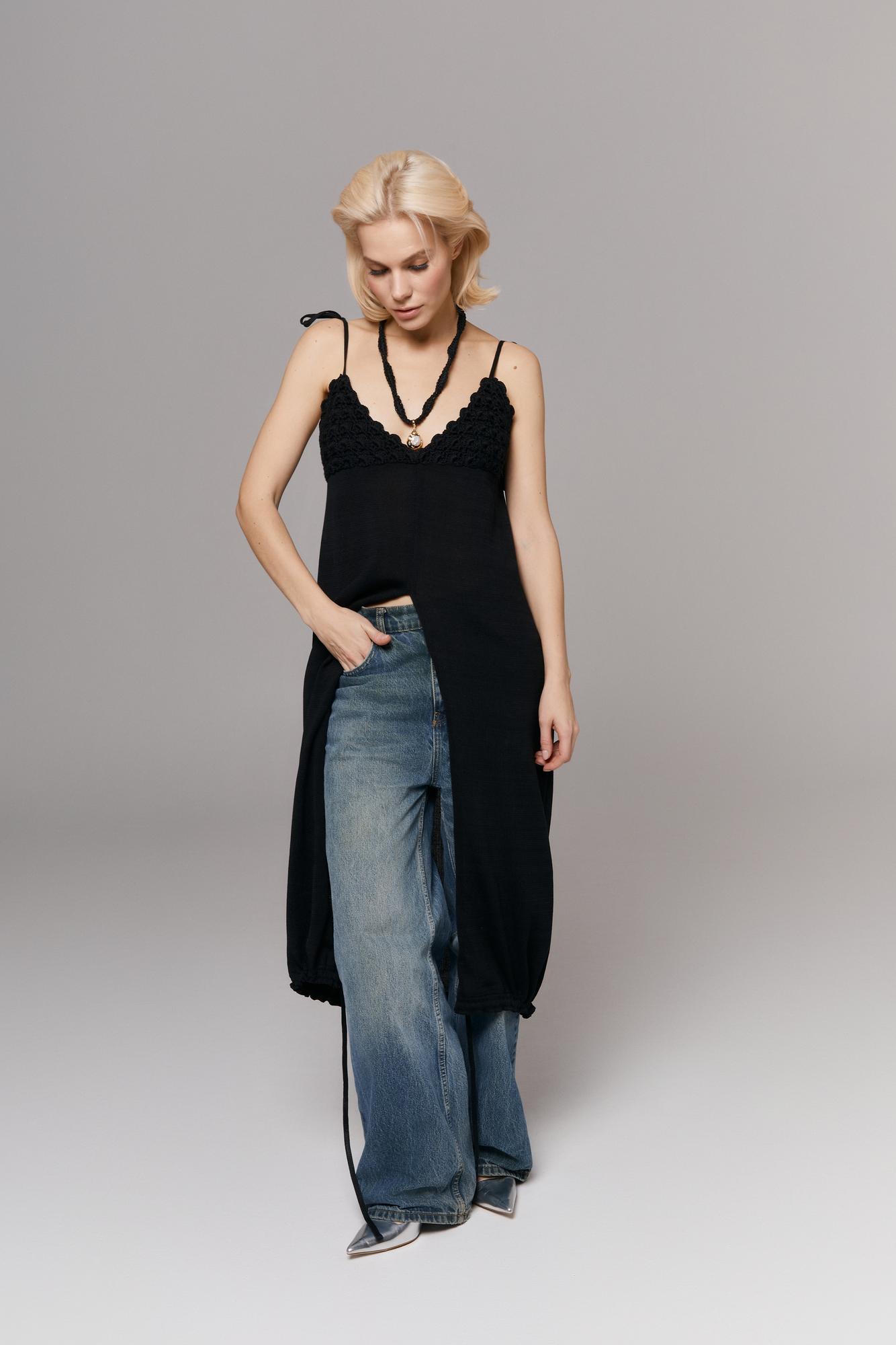 Комбине, цвет черный