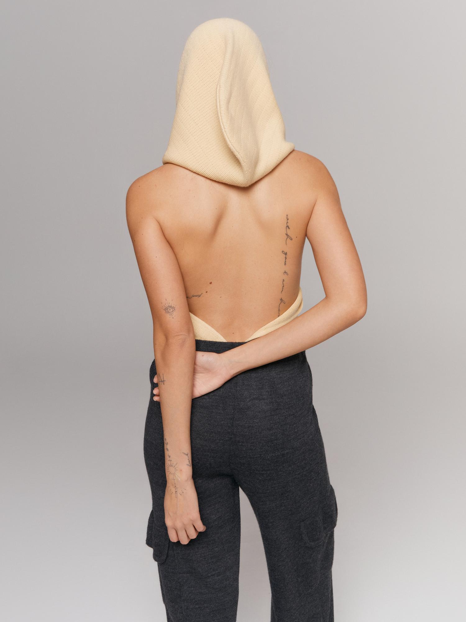 Капюшон, цвет соя