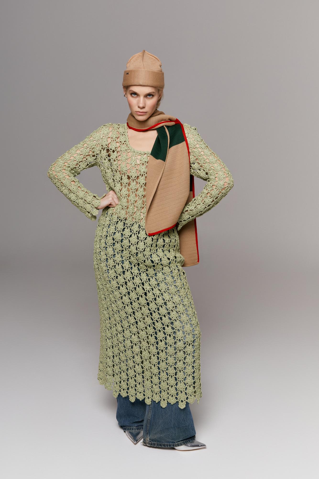 Шапочка-тюбетей, бежевый