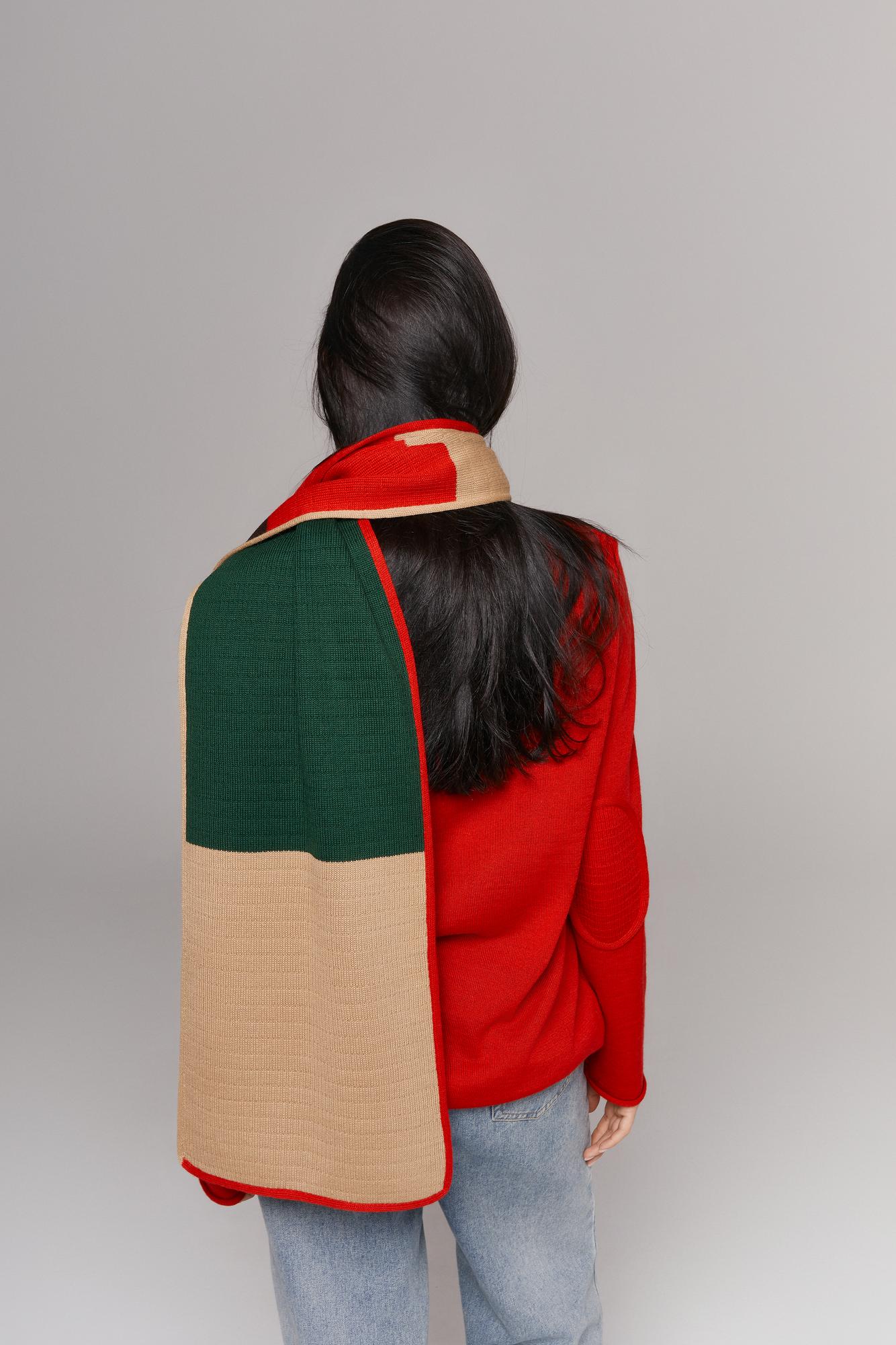 Шарф колорблок