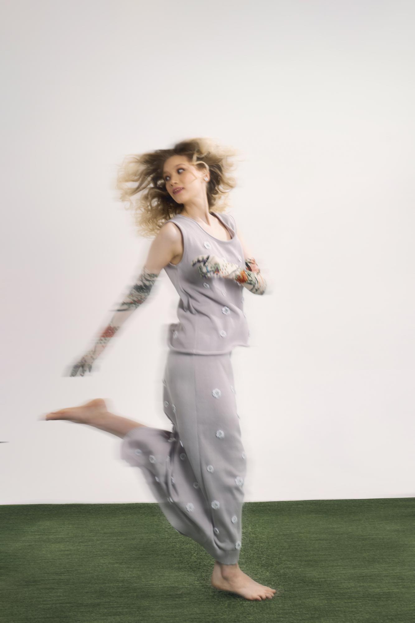 Юбка с декором, прямого кроя