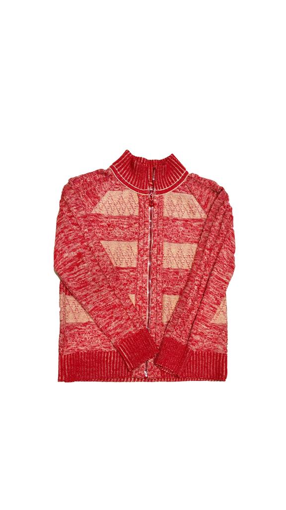 Фактурный бомбер, косы, меланж