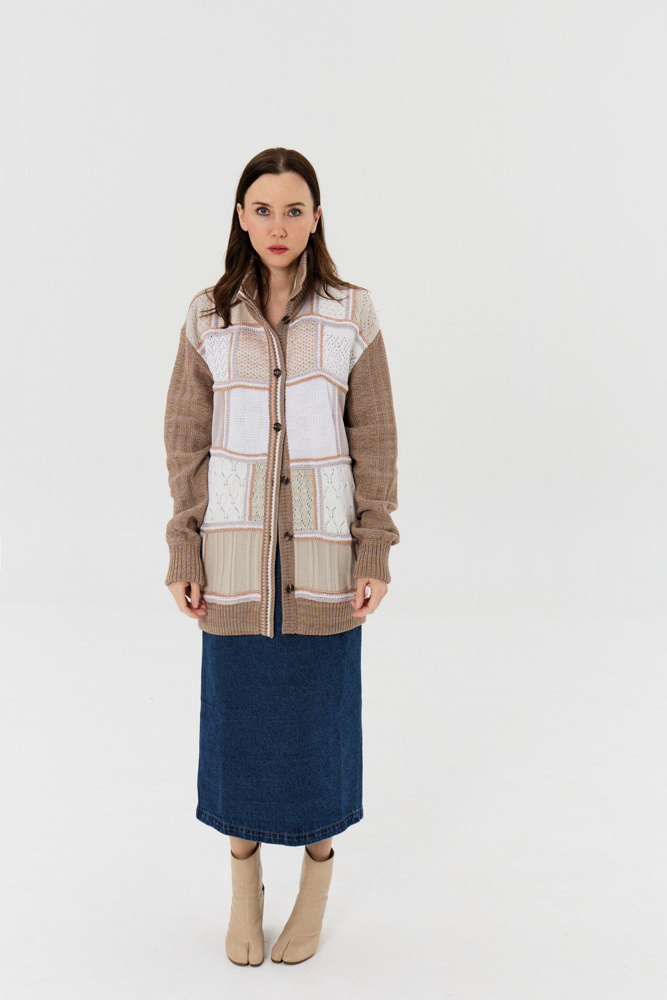 Кардиган "печворк"