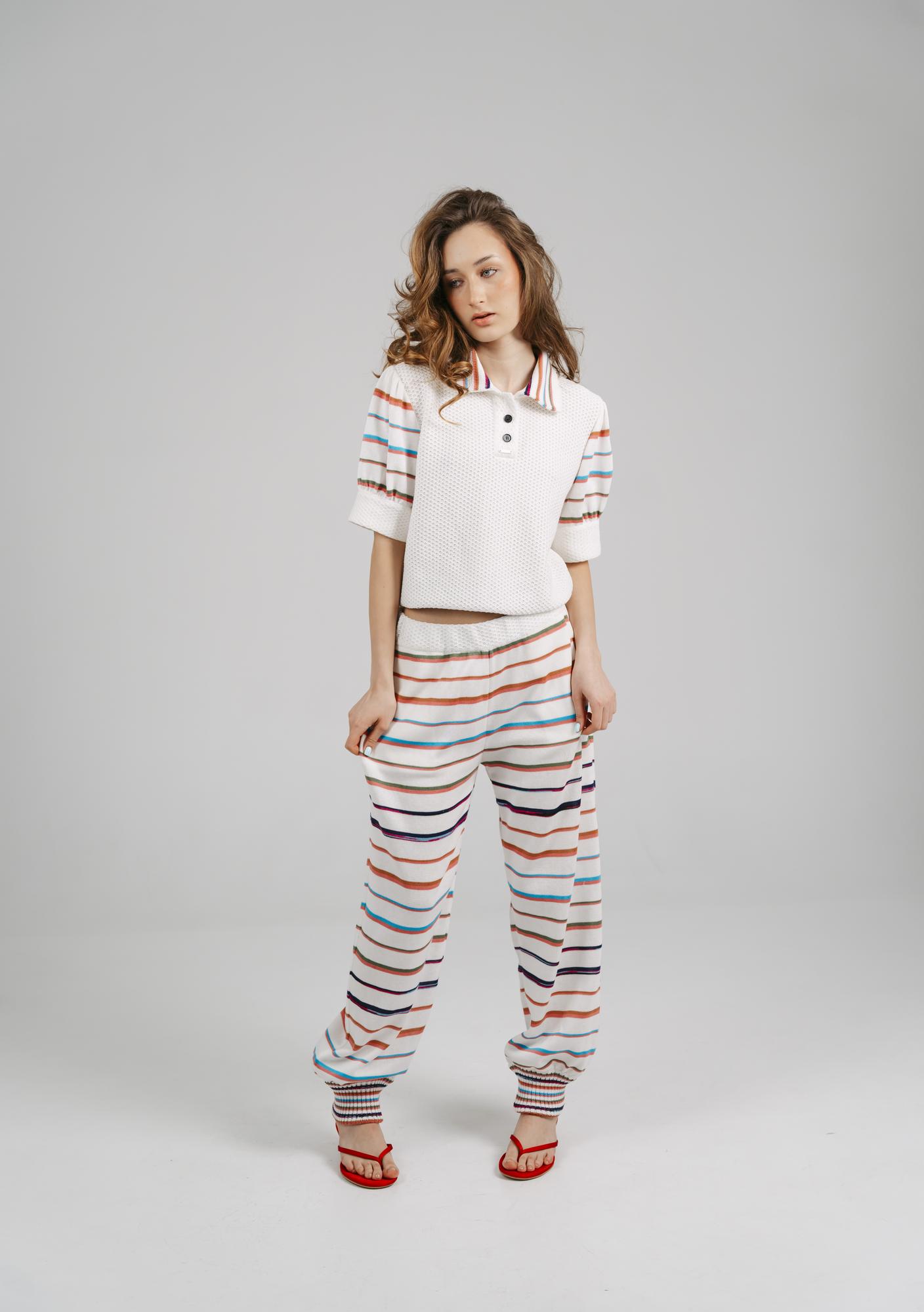 Джоггеры полоска