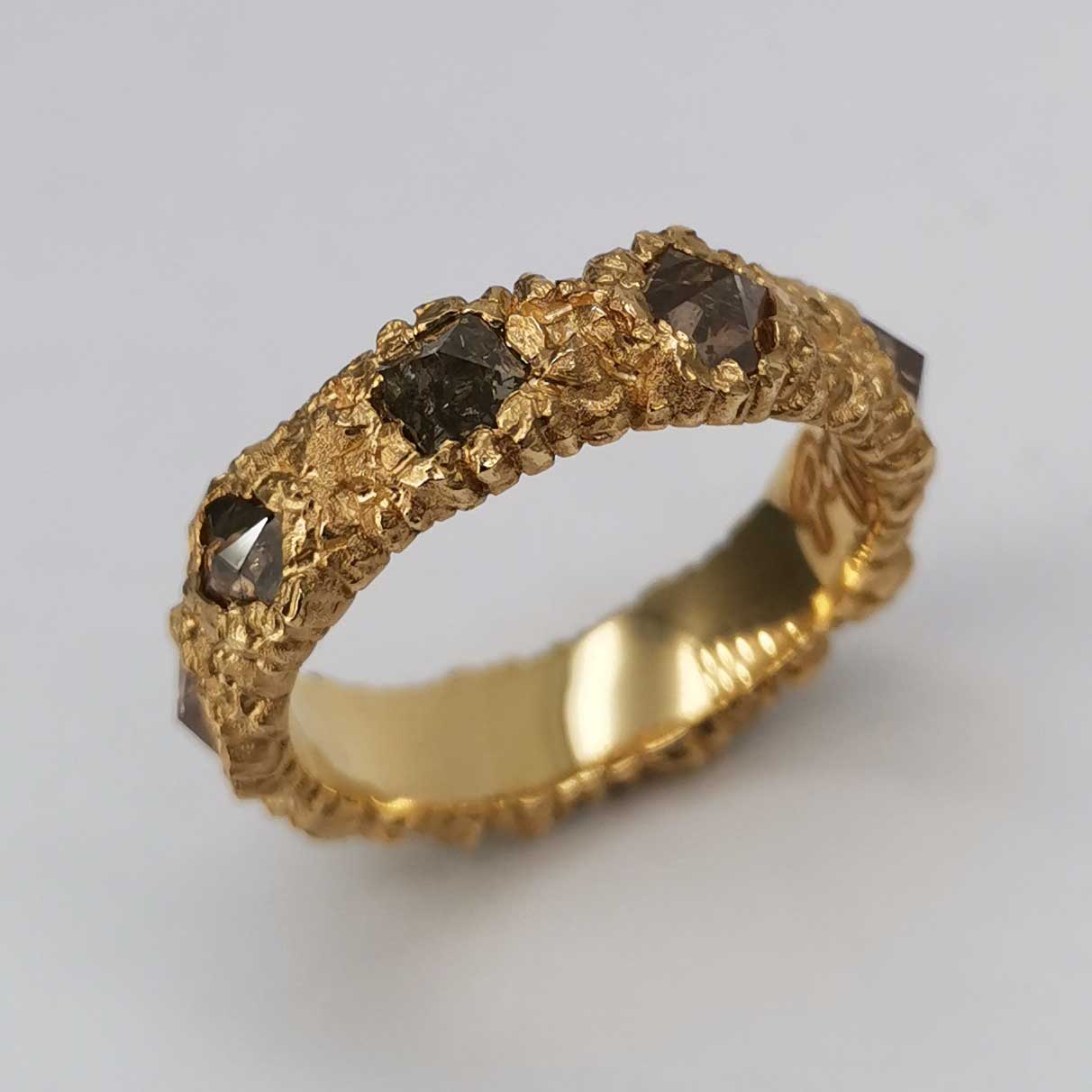 Кольцо "Дикое" шипы