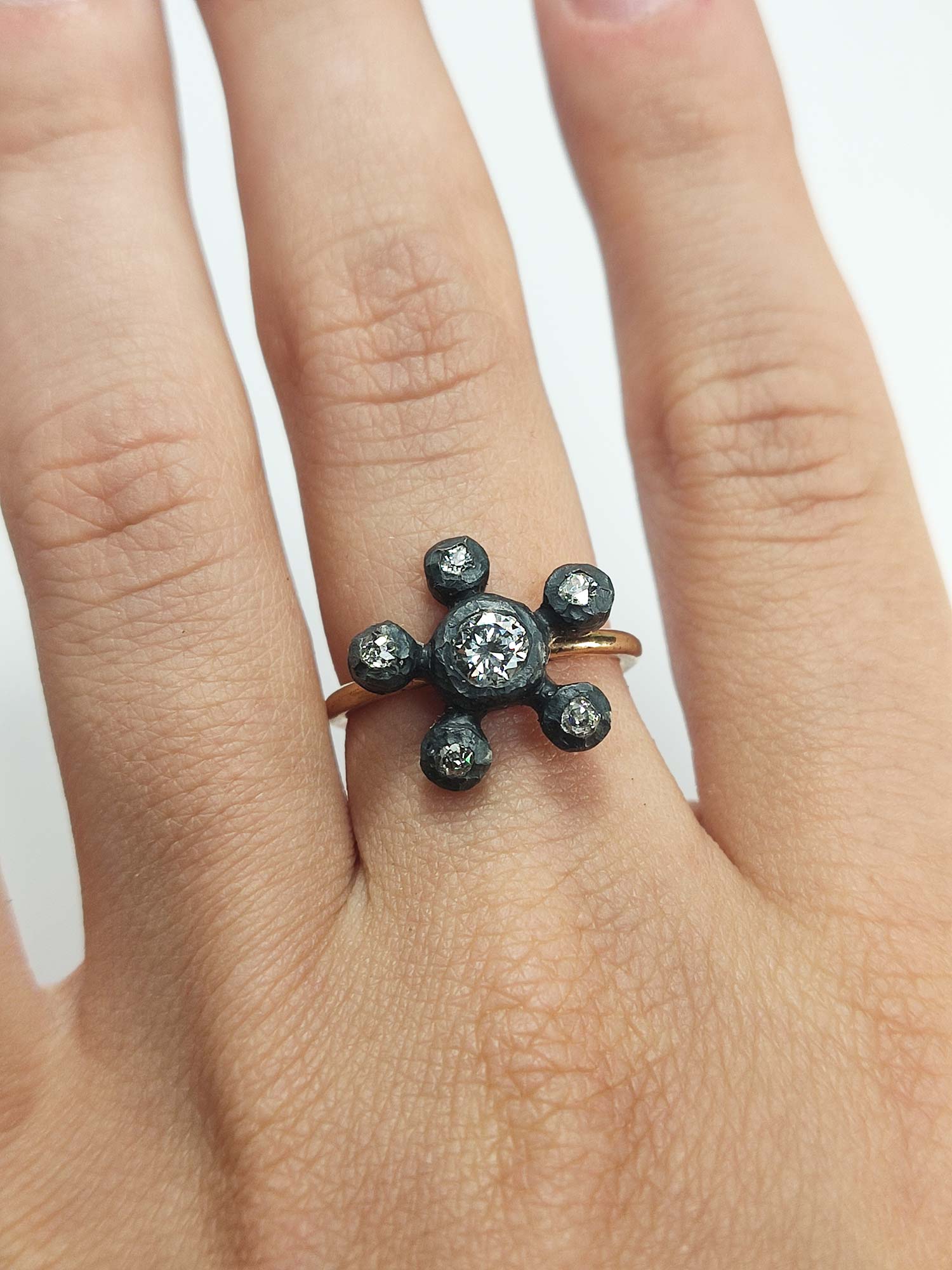 Кольцо "Старинное" цветок